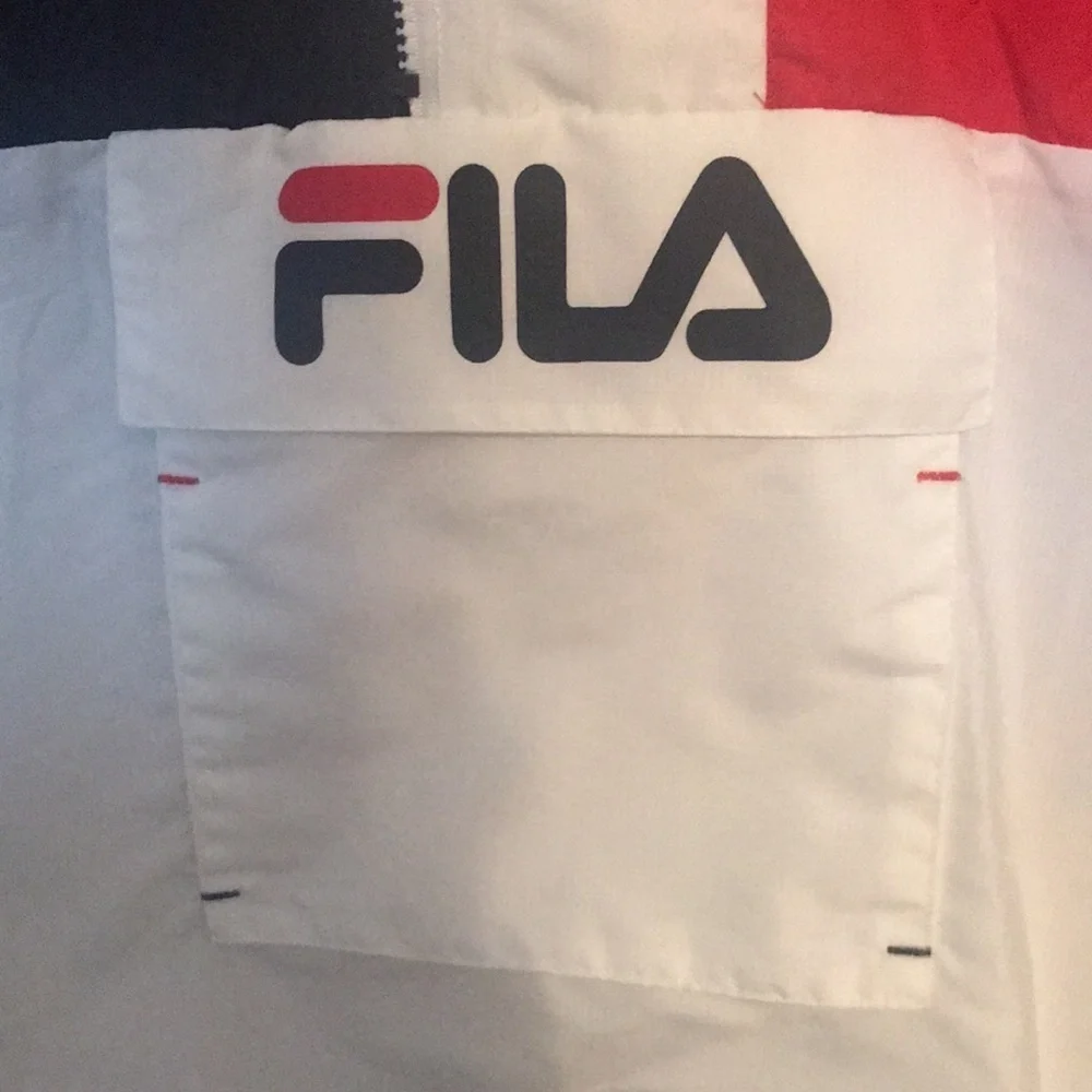 FILA 1/2 Zip Hooded Jacket